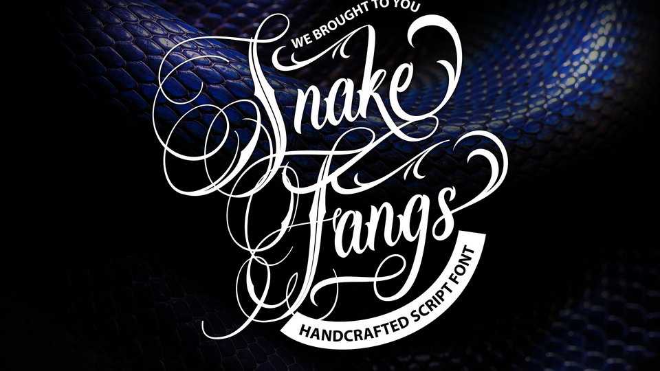 SnakeFangs Script Font › Fontesk