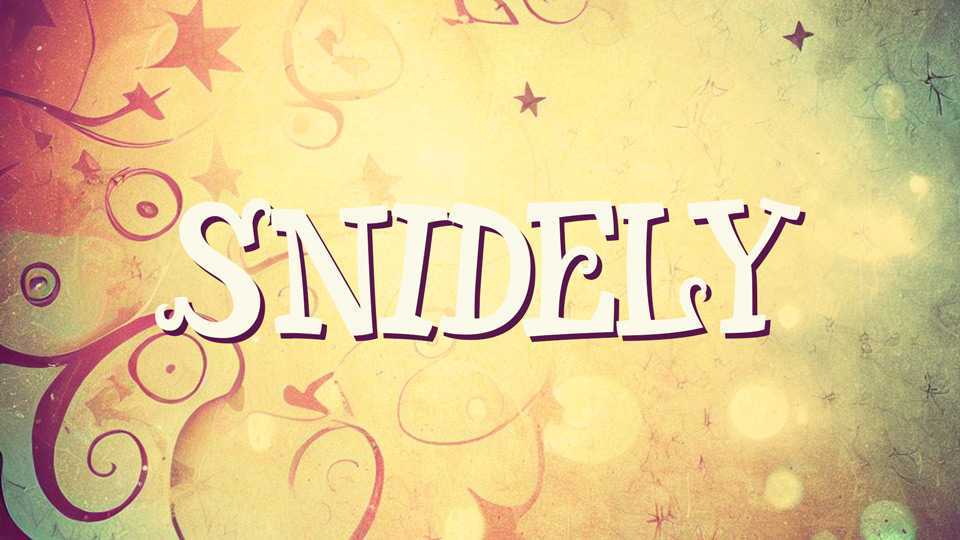 Snidely Font › Fontesk