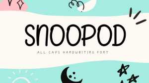 Snoopod Font › Fontesk