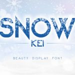 Snow Kei Typeface - Fonte Grátis Snow Kei Typeface