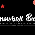 Snowball Bush Script Font