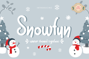 Snowfun Handwritten Font