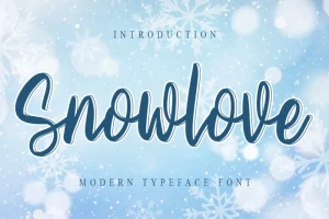 Snowlove Script Font