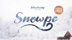Snowpe Script Font › Fontesk
