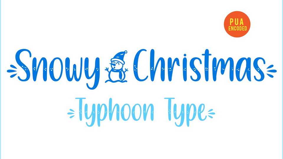 Snowy Christmas Font › Fontesk