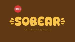 Sobear Font › Fontesk