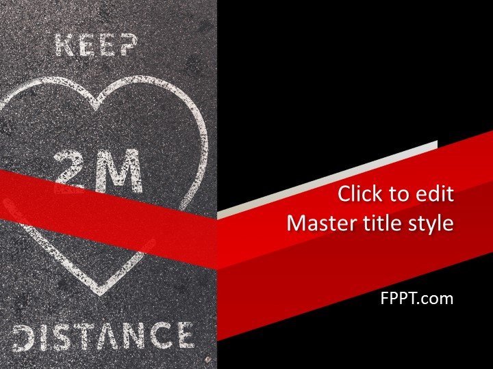 Social Distance PowerPoint Template