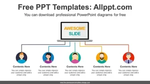 Social Media Network Diagram Template