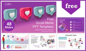 Social Media Network PowerPoint Templates