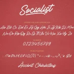 Socialist Monoline Font - Fonte Grátis Socialist Monoline Font