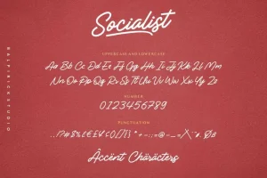 Socialist Monoline Font