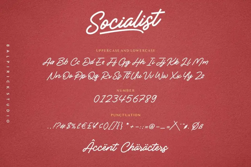 Socialist Monoline Font