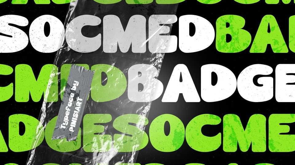 Socmed Badge Font › Fontesk