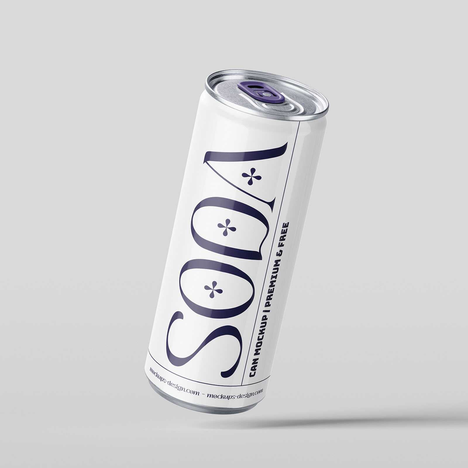 Soda can mockup