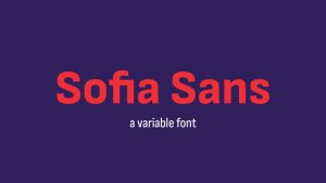 Sofia Sans Font Family › Fontesk