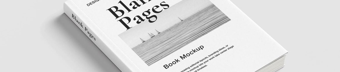 Softcover book with flaps mockup Softcover book with flaps mockup