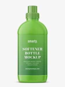 Softener bottle mockup