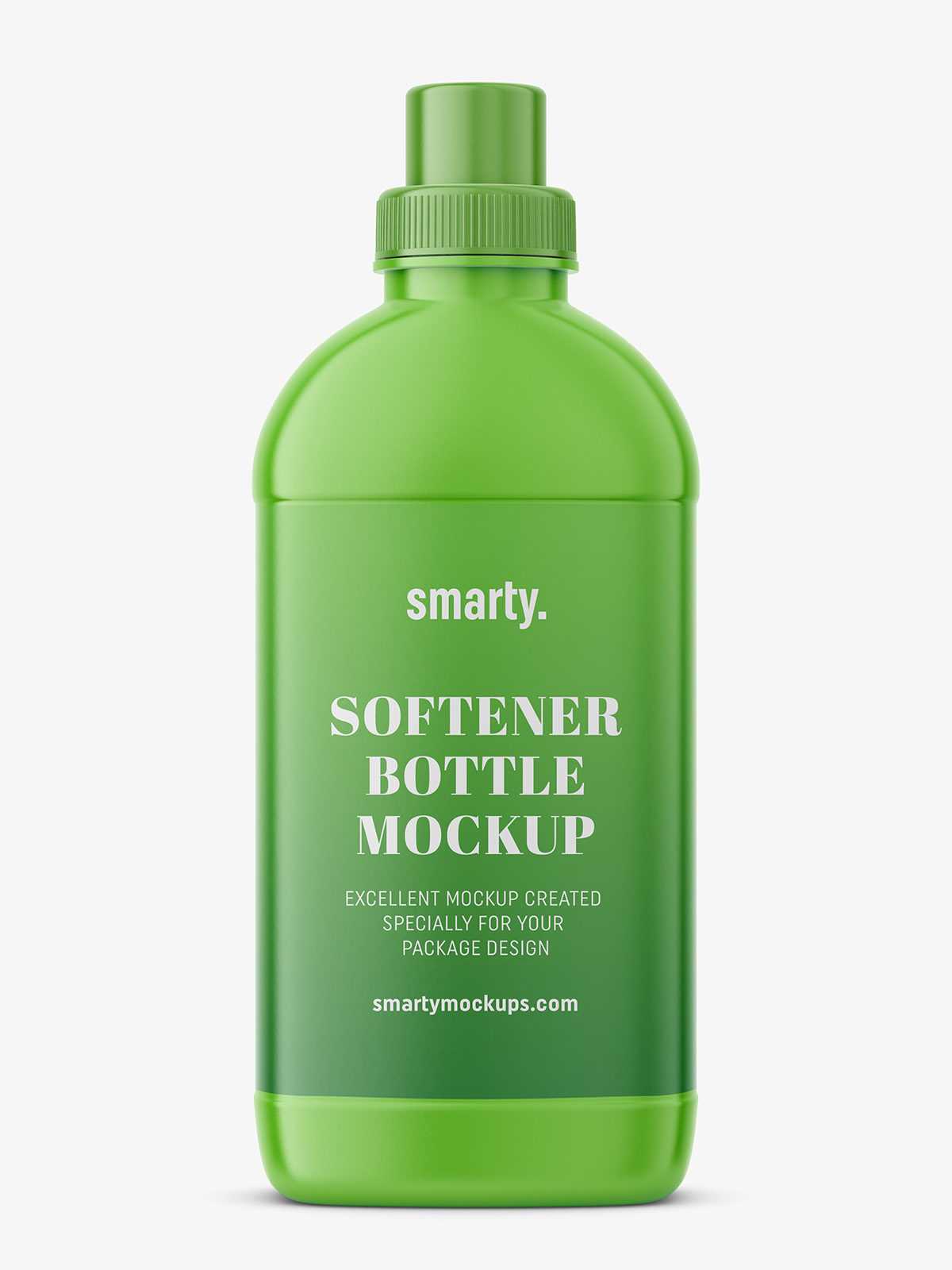 Softener bottle mockup