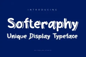 Softeraphy Display Font
