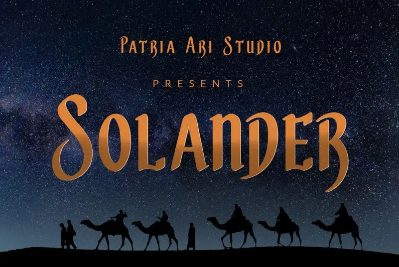 Solander Display Font