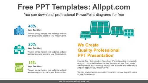 Solar Energy PowerPoint Diagram