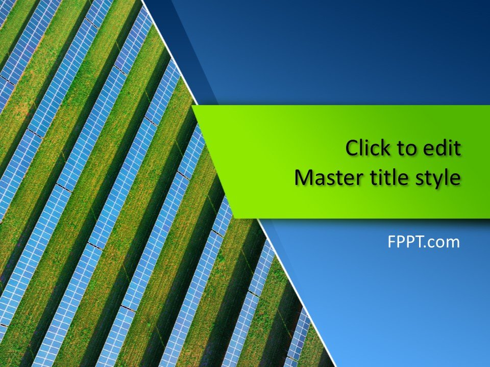 Solar Science PowerPoint template