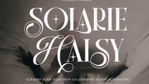 Solarie Halsy Font › Fontesk