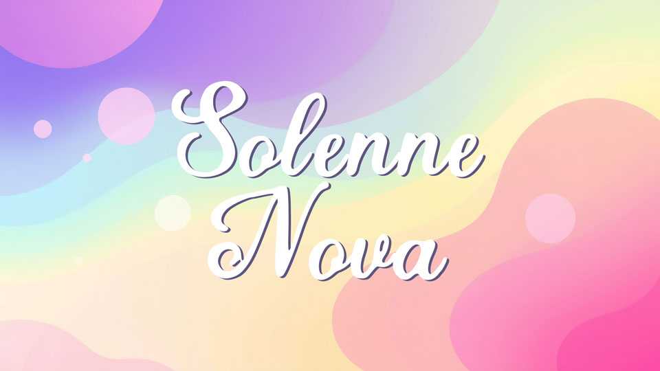 Solenne Nova Font › Fontesk