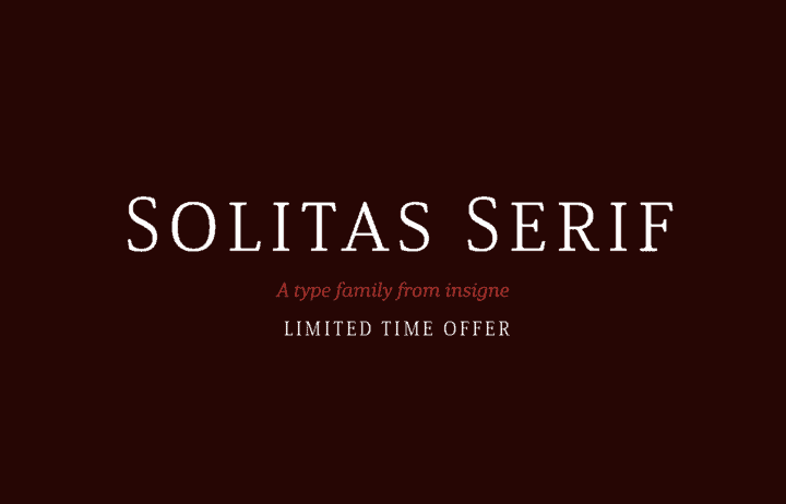 Solitas Serif Font Family