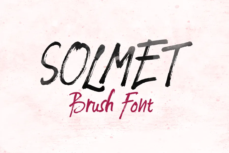 Solmet Marker Font