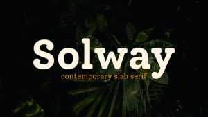 Solway Font Family › Fontesk