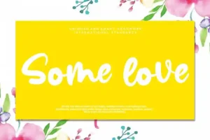 Some love Script Font