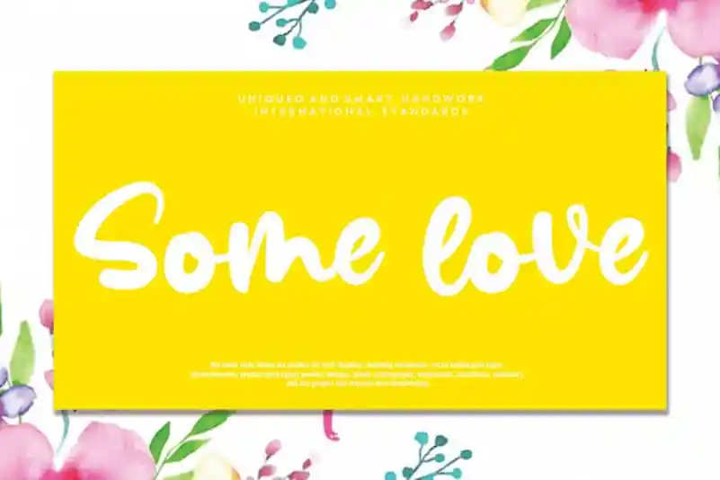 Some love Script Font