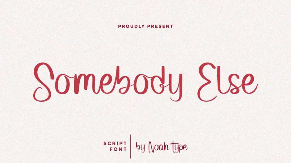 Somebody Else Font › Fontesk