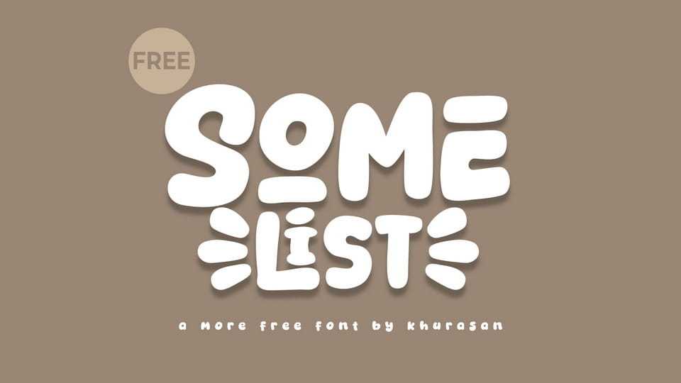 Somelist Font › Fontesk