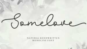 Somelove Font › Fontesk