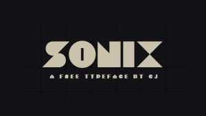 Sonix Font › Fontesk