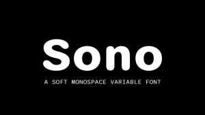 Sono Font Family › Fontesk