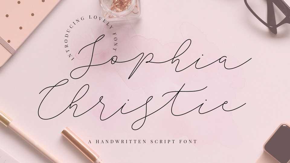 Sophia Christie Script Font › Fontesk