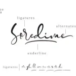 Soredime – Signature Font