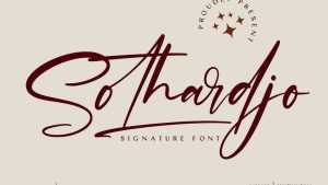 Sothardjo Font › Fontesk