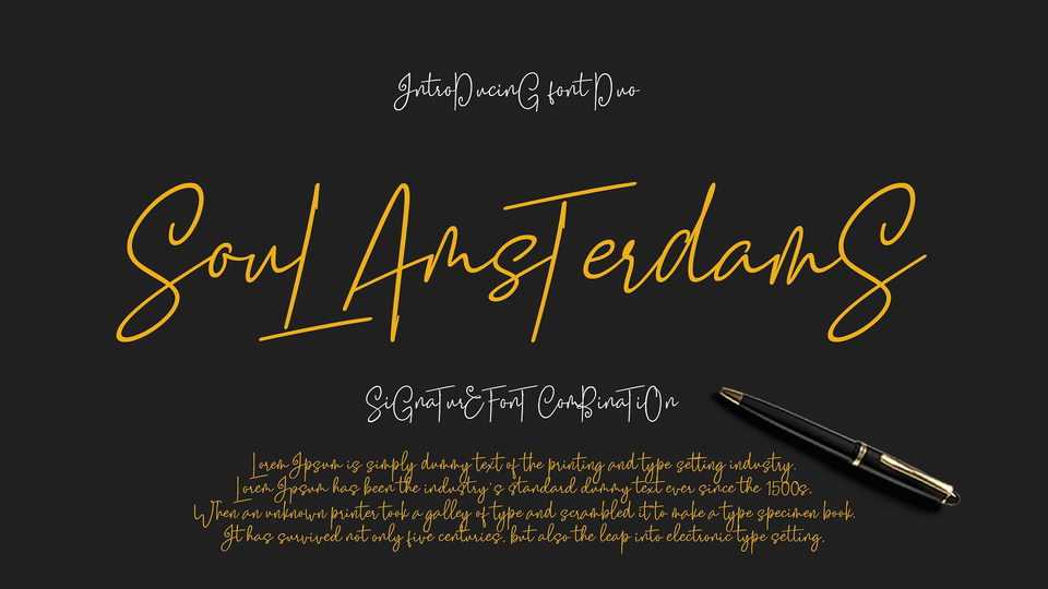 Soul Amsterdams Font › Fontesk