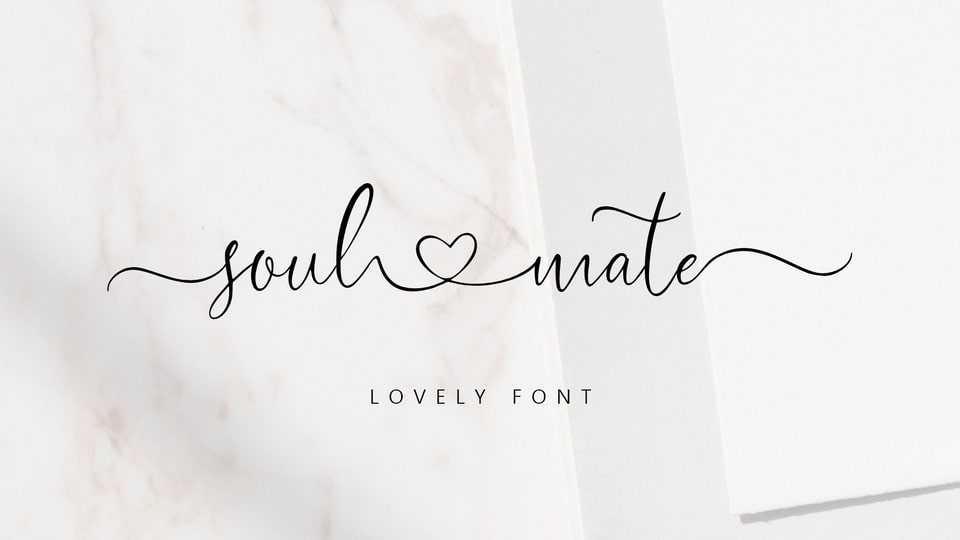 Soul and Mate Font › Fontesk