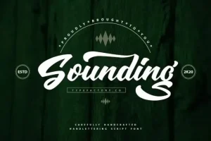 Sounding Script Font