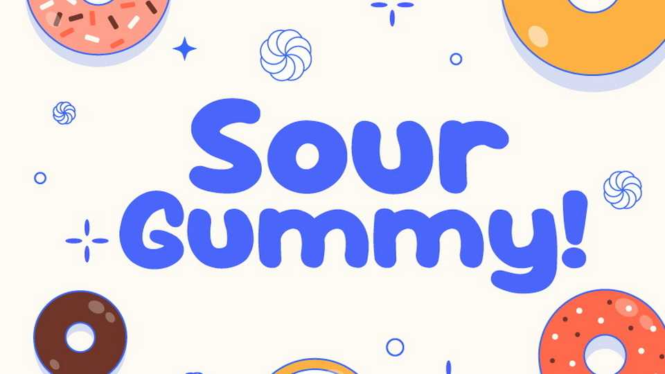 Sour Gummy Font Family › Fontesk