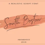 South Boston Script Font