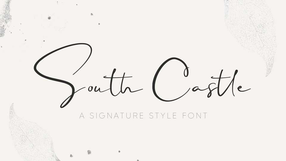 South Castle Font › Fontesk