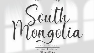 South Mongolia Font › Fontesk