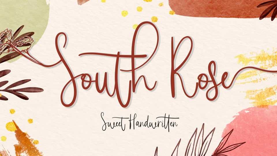 South Rose Font › Fontesk
