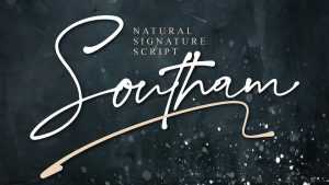Southam Script Font › Fontesk